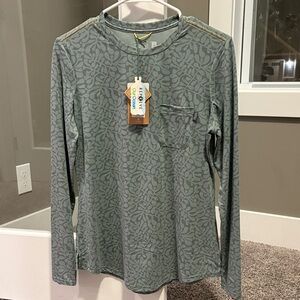 Marsh Wear Patterned Long Sleeve Top
